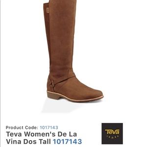 Teva brown De La Vina tall boots size 10